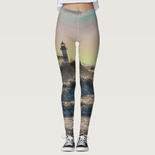 St Joseph Lighthouse Painterly Leggings