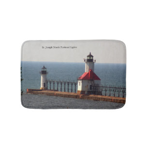 St. Joseph North Pierhead Lights bathmat