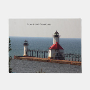 St. Joseph North Pierhead Lights door mat