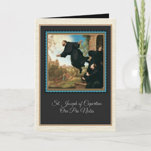 St Joseph of Cupertino Catholic Prayer Card