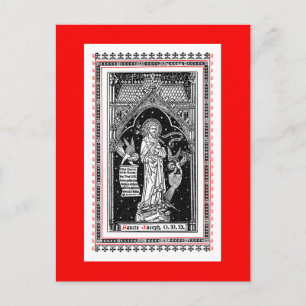St. Joseph, Patron of the Church (DT 01) Postcard