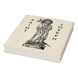 St. Joseph, Patron of the Church (DT 01) Rubber Stamp