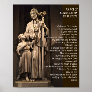 St Joseph Prayer Poster
