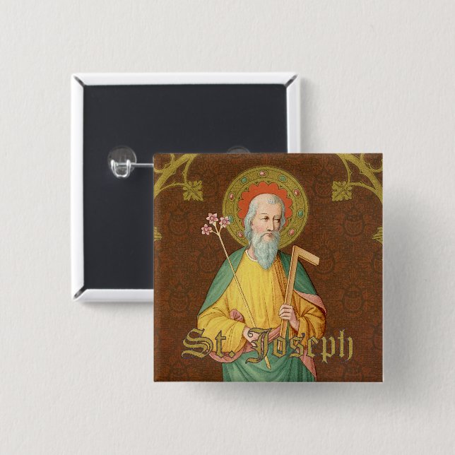 St. Joseph (SAU 35) 2 Inch Square Button (Front & Back)