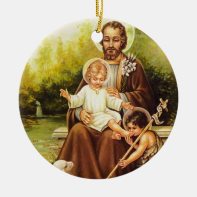 St Joseph /St. Double ornement dégrossi de Therese (Devant)