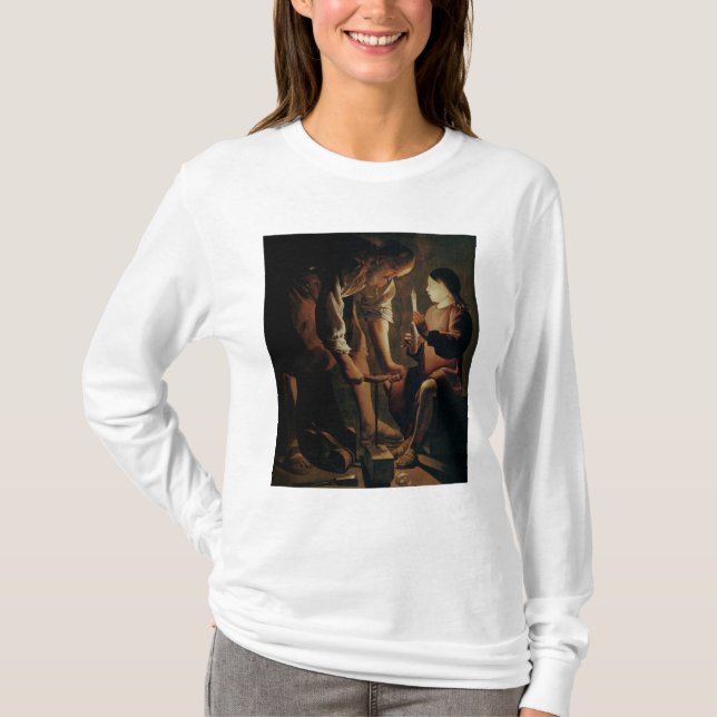 St. Joseph, the Carpenter T-Shirt (Front)