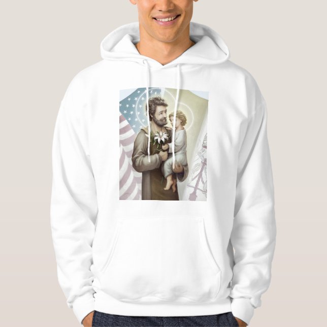 St. Joseph the Protector Hoodie (Front)