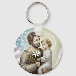 St. Joseph the Protector Keychain