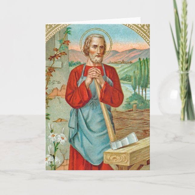 St. Joseph the Worker (BK 31) Card (Front)