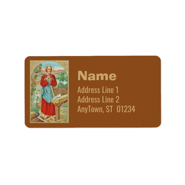 St. Joseph the Worker (BK 31) Label (Front)