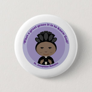 St. Josephine Bakhita 2 Inch Round Button