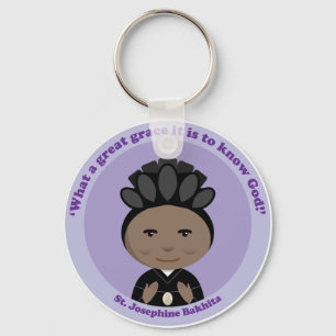 St. Josephine Bakhita Keychain