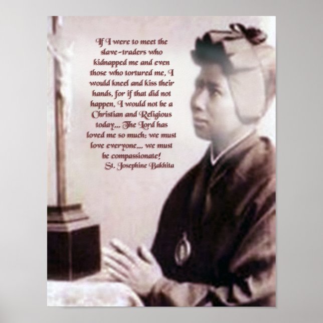 St Josephine Bakhita Poster (Front)