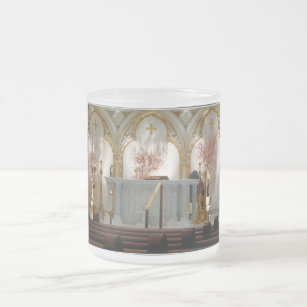 St. Joseph's Cathedral - Main Altar Frosted Glass Coffee Mug