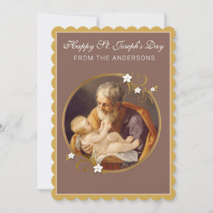 St. Joseph's Day Prayer with Jesus  Card