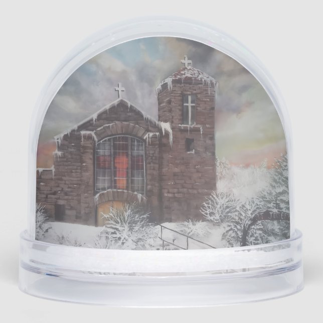 St Joseph's Mission Snowglobe (Front)