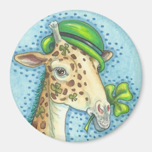 ST. JOUR DE PATRICK MAGNET GIRAFFE IRLANDAIS