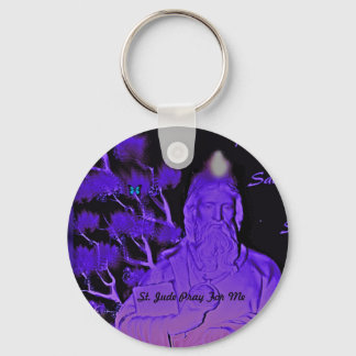 St. Jude Pray For Me Keychain