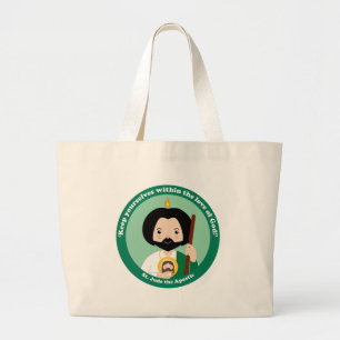 St. Jude the Apostle Large Tote Bag