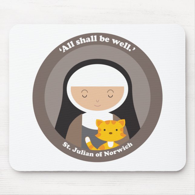 St. Julian of Norwich Mouse Pad (Front)