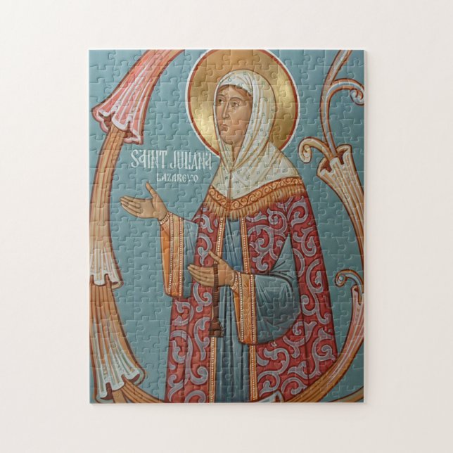 St. Juliana of Lazarevo Orthodox Christian Icon Jigsaw Puzzle (Vertical)