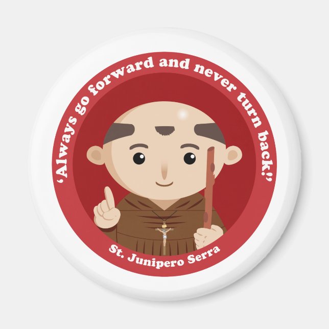 St. Junipero Serra Magnet (Front)