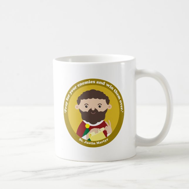St. Justin Martyr Coffee Mug (Right)