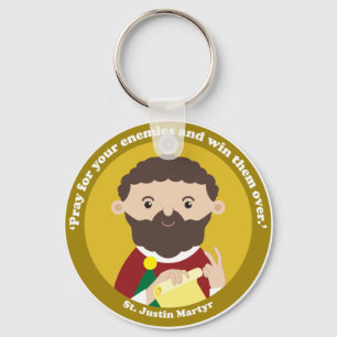 St. Justin Martyr Keychain