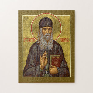 St. Justin Popovic Orthodox Christian Icon Jigsaw Puzzle