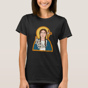 St Kateri Tekakwitha Catholic Saint Lily Of The Mo T-Shirt