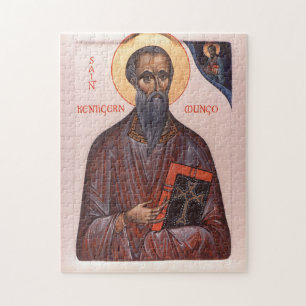 St. Kentigern First Bishop of Glasgow Icon Jigsaw Puzzle