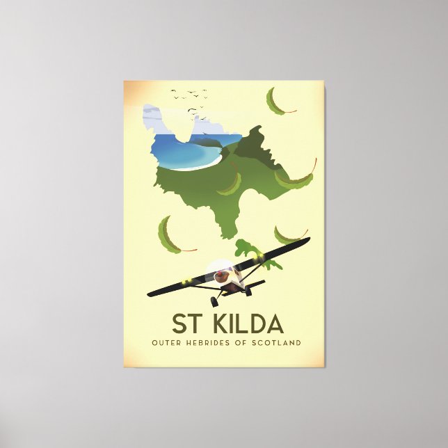St Kilda, Outer Hebrides Scotland Canvas Print (Front)