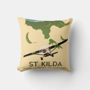 St Kilda, Outer Hebrides Scotland Throw Pillow
