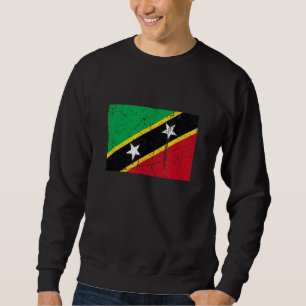 St Kitts and Nevis Flag Men Women Kids Boys Girls Sweatshirt