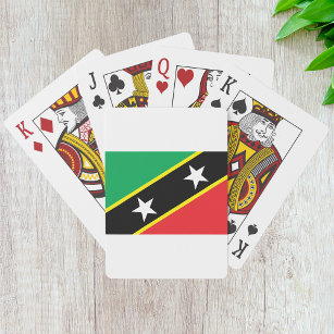 St Kitts And Nevis Flag Playing Cards