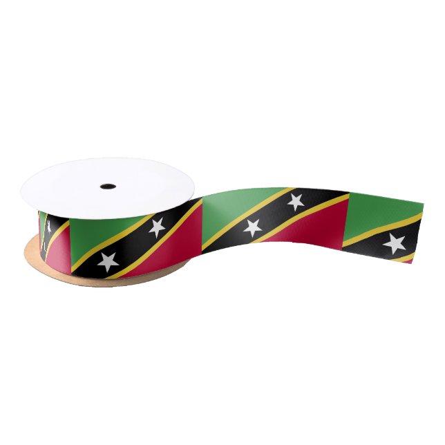 St. Kitts and Nevis Flag Satin Ribbon (Spool)