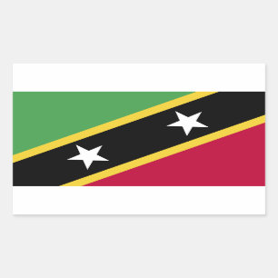 St. Kitts and Nevis Flag Sticker