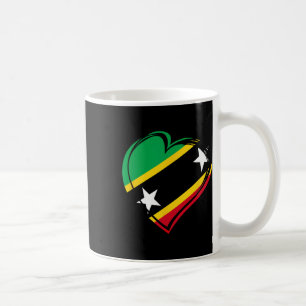 St Kitts Nevis Flag Caribbean Vacation Kids Women Coffee Mug