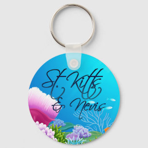 St. Kitts & Nevis reef Keychain