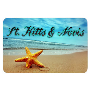 St. Kitts & Nevis starfish Magnet