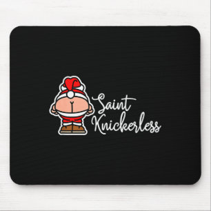 St. Knickerless Funny Mooning Santa Claus Christma Mouse Pad