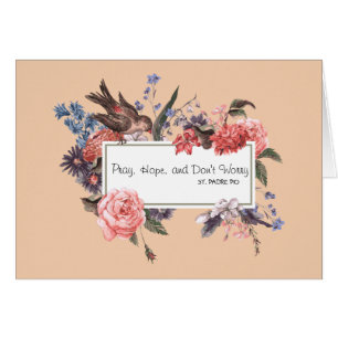 St L'aumônier Pio prient l'espoir et n'inquiètent