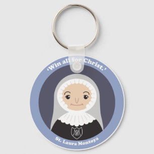 St. Laura Montoya Keychain
