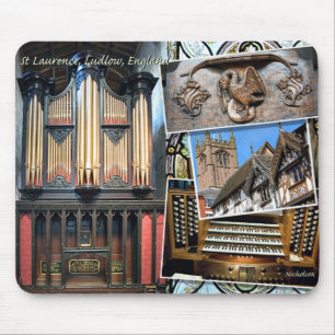 St Laurence organ, Ludlow, England Mouse Pad