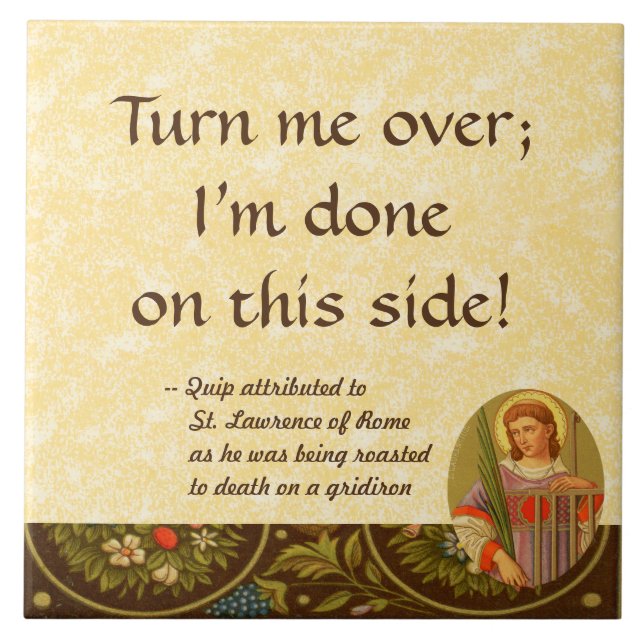St. Lawrence of Rome (PL 04) Tile (Front)