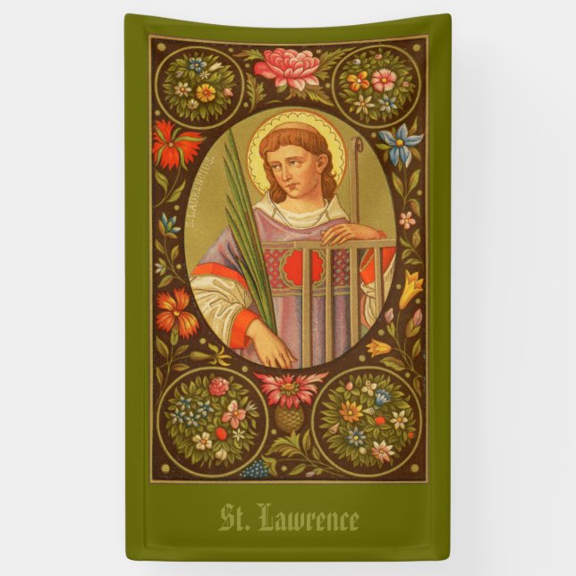 St. Lawrence of Rome (PM 04) Banner 2 (Vertical)