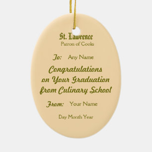 St. Lawrence of Rome (PM 04) Ceramic Ornament