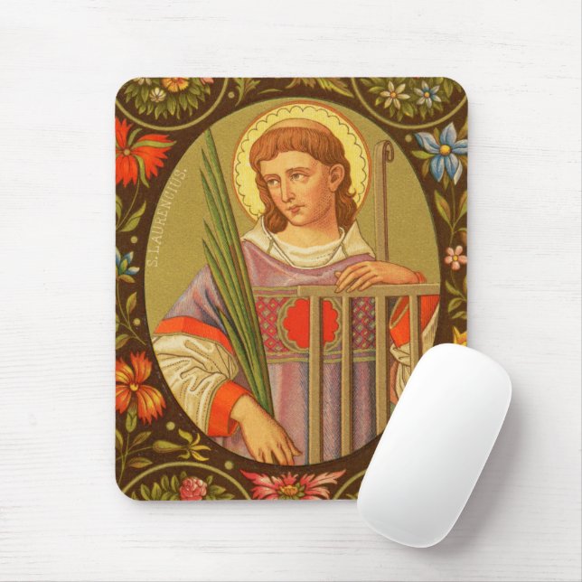 St. Lawrence of Rome (PM 04) Mouse Pad (With Mouse)