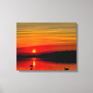 St. Lawrence River Sunset Canvas Print