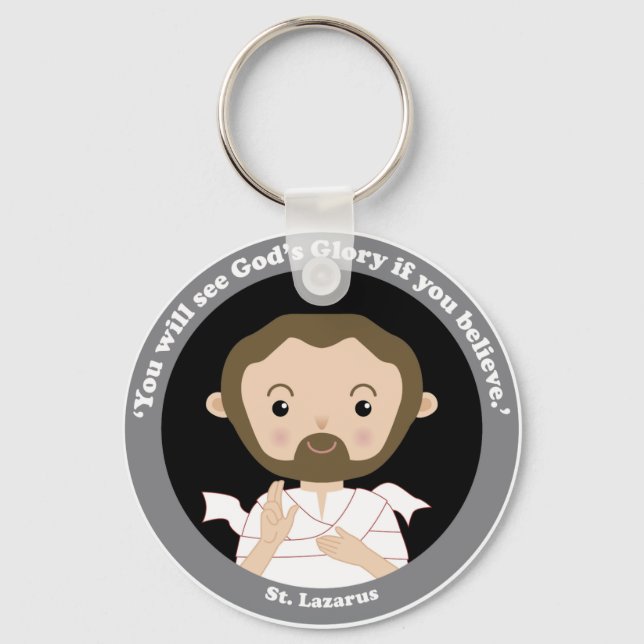 St. Lazarus Keychain (Front)